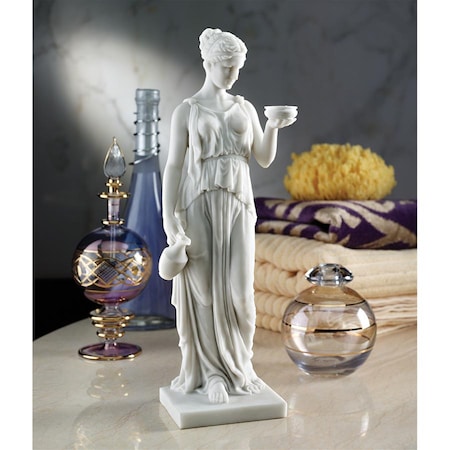 Design Toscano Hebe, the Goddess of Youth Bonded Marble Resin Statue WU75343